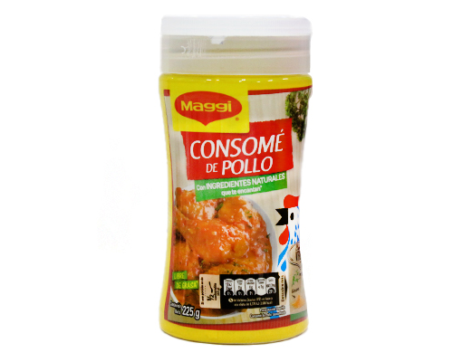 Especies : Consome concentrado de pollo Maggi 225 gr