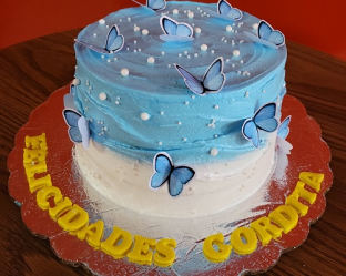 Pastelconmariposasazules