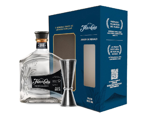 Flor de Caña Cristalino Ron Blanco 750 mL